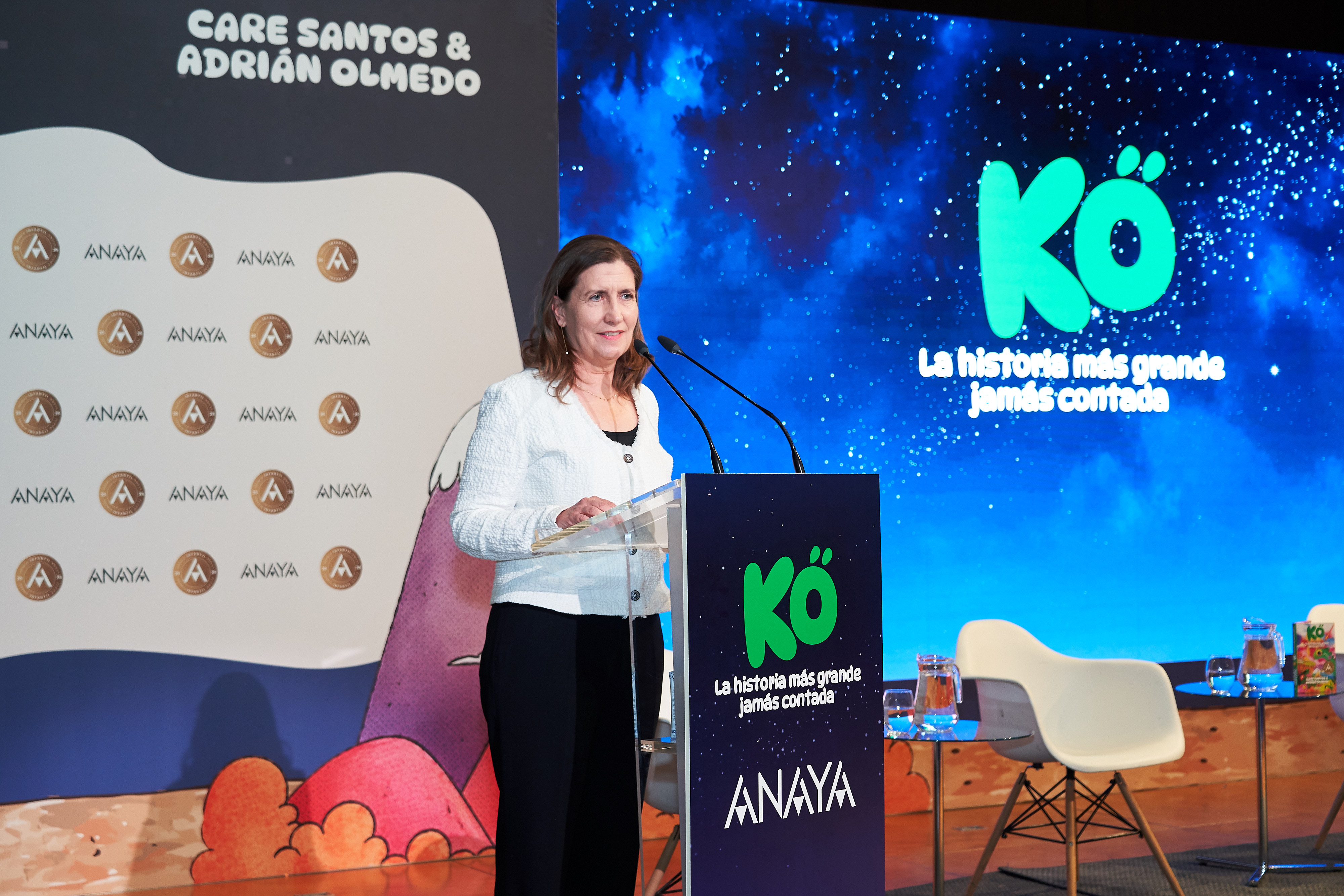 Marta Martínez, CEO de Grupo Anaya, en la entrega del Premio Anaya 2026